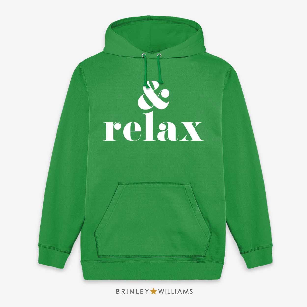 & Relax Unisex Yoga Hoodie - Kelly Green 