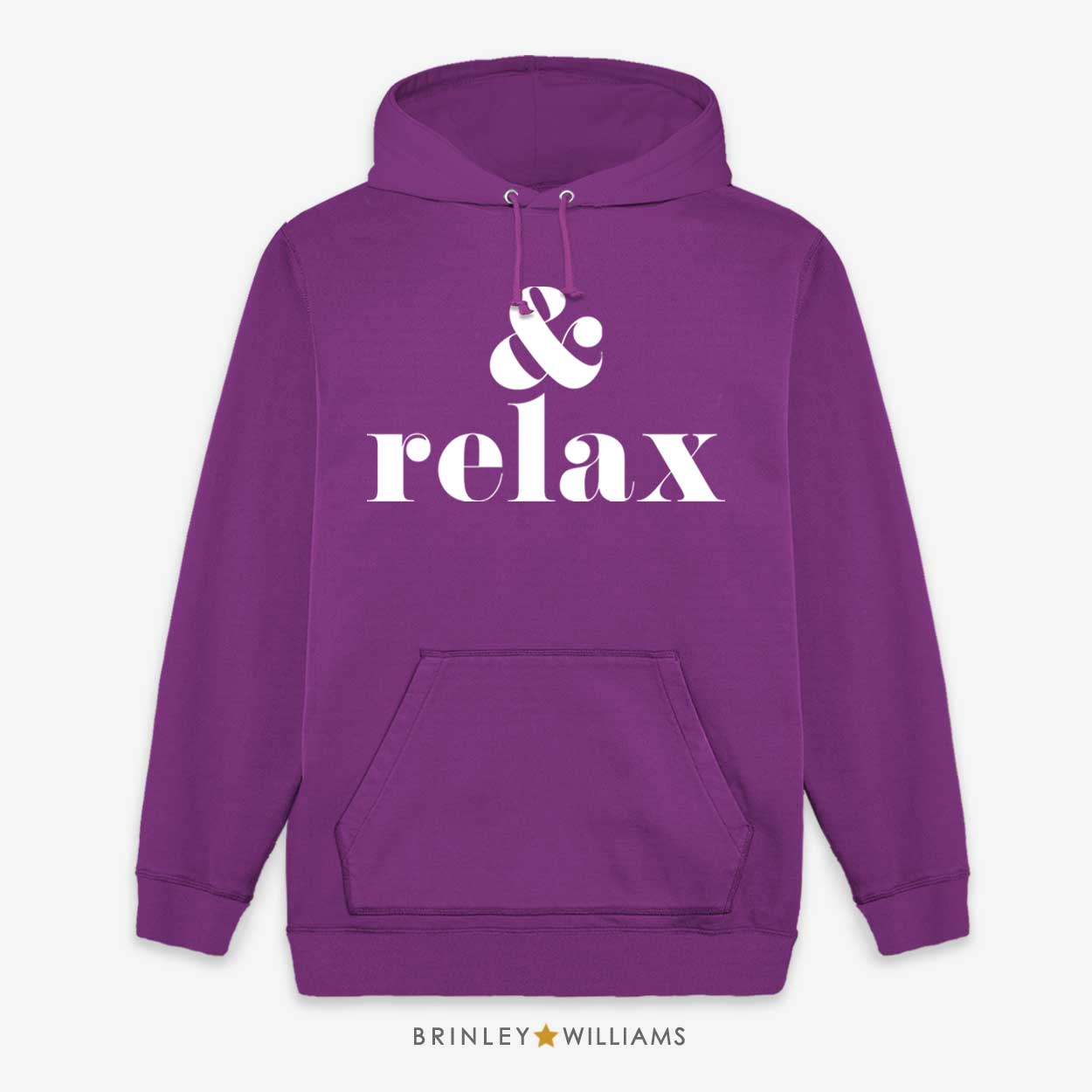 & Relax Unisex Yoga Hoodie - Purple