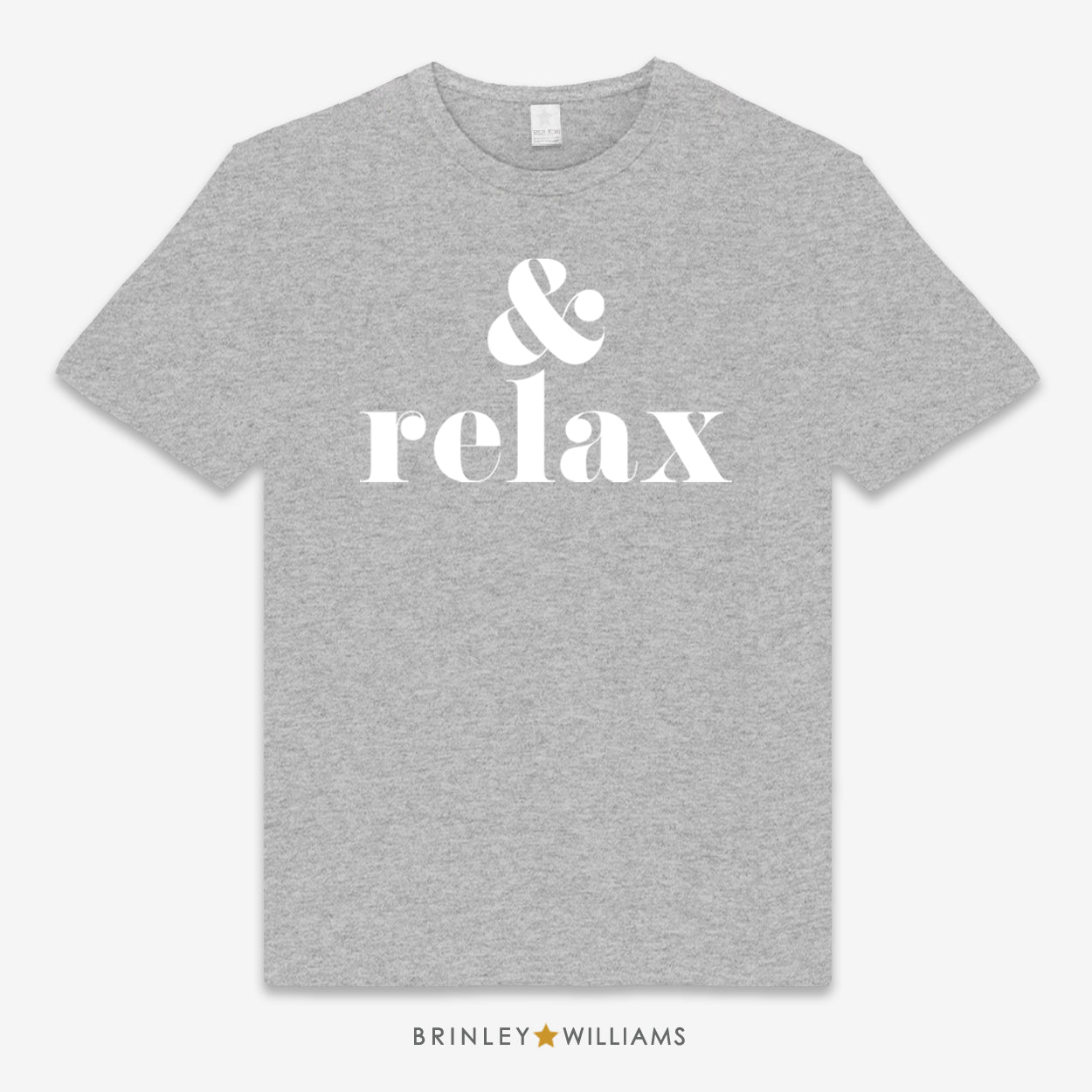 & Relax Unisex Classic Yoga T-shirt - Heather Grey