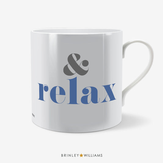 And Relax Yoga Mug - Blue