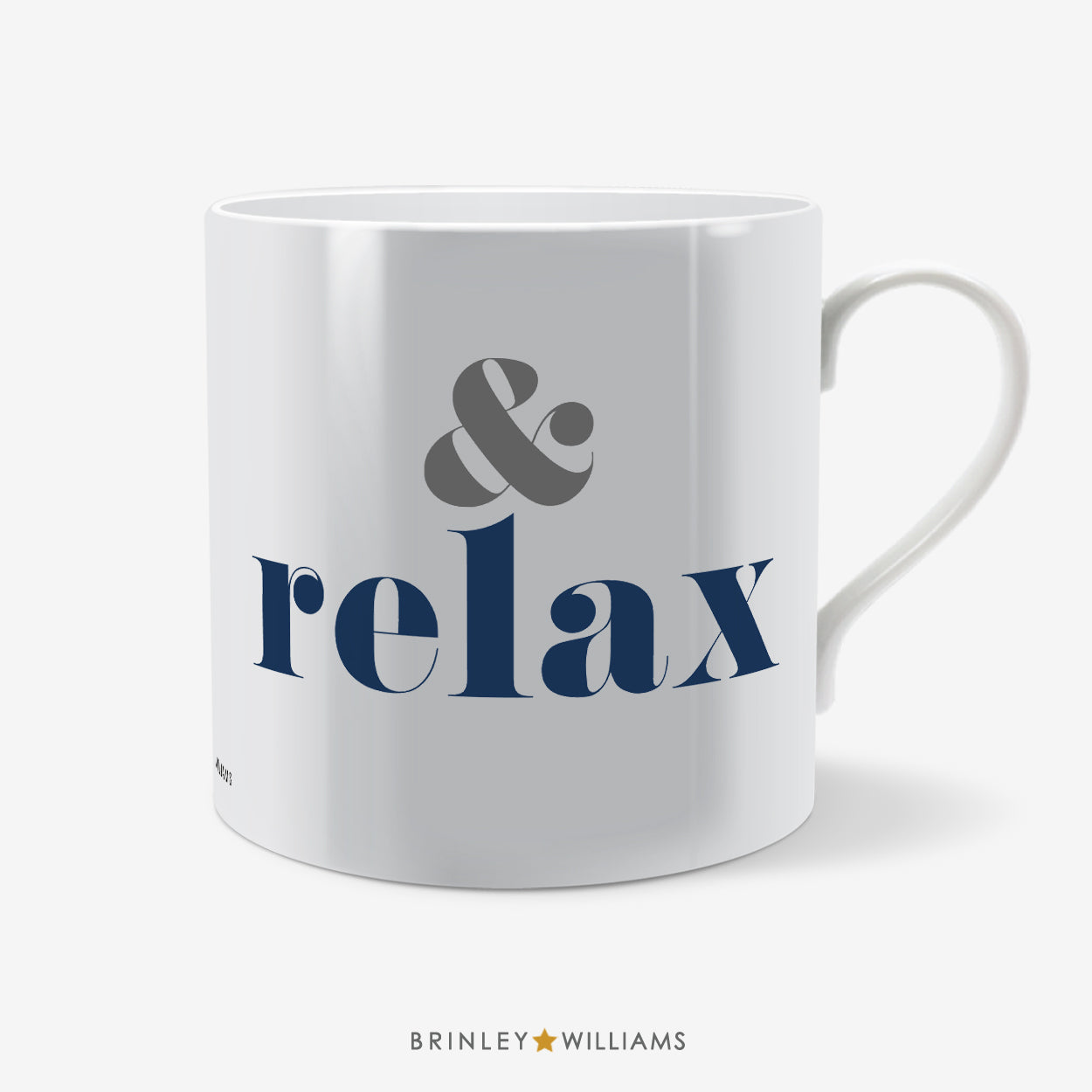 And Relax Yoga Mug - Navy