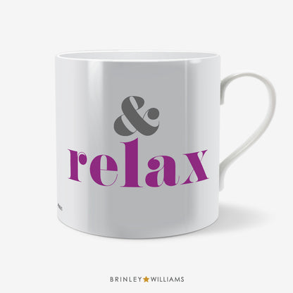 And Relax Yoga Mug - Purple