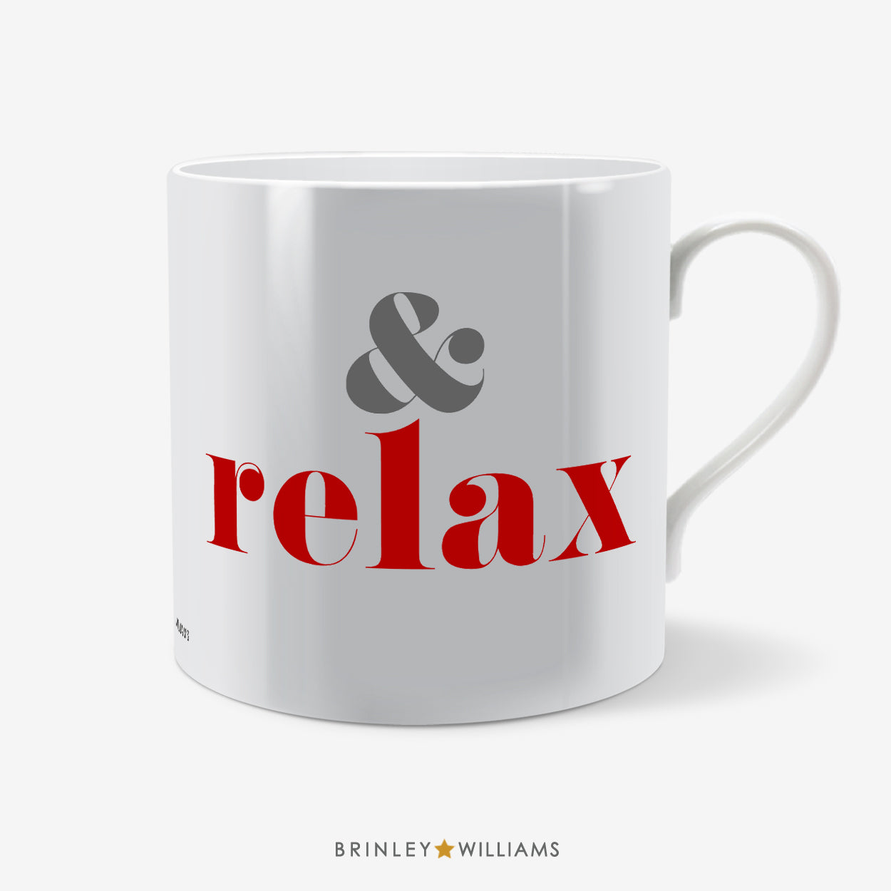 And Relax Yoga Mug - Red