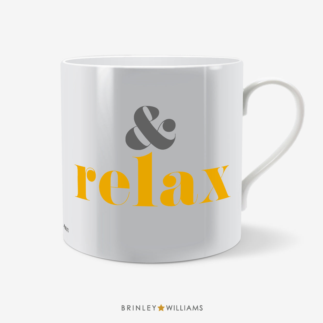 And Relax Yoga Mug - Yellow