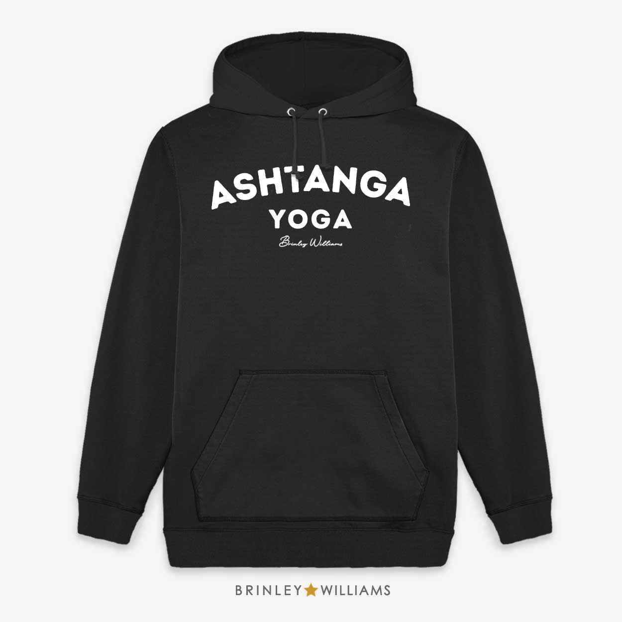 Ashtanga Unisex Yoga Hoodie - Black