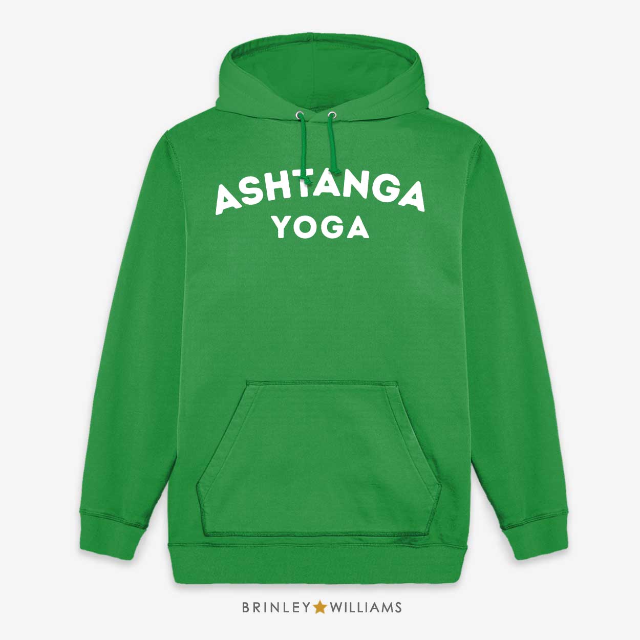 Ashtanga Unisex Yoga Hoodie - Kelly Green 