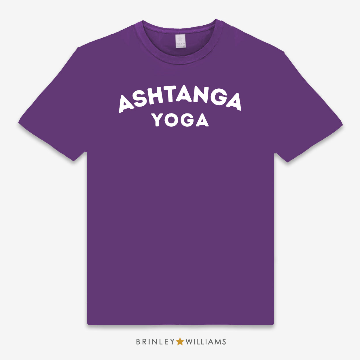 Ashtanga Unisex Classic Yoga T-shirt - Purple