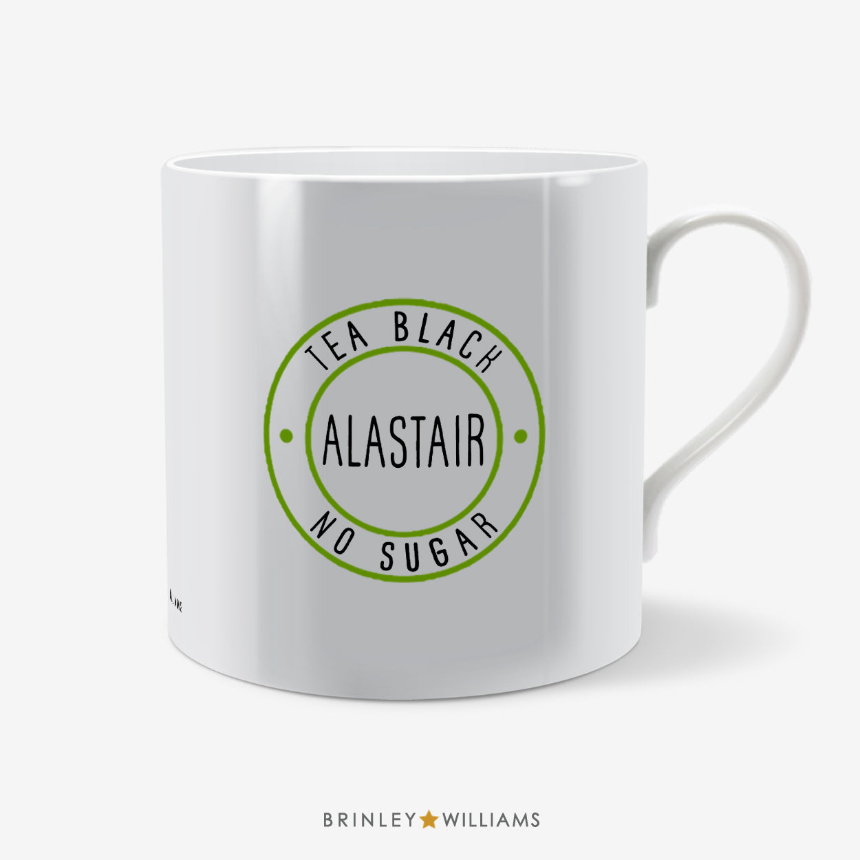 Badge Emblem Personalised Mug - Green