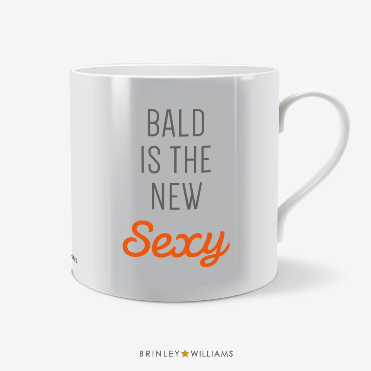 Bald is the New Sexy Fun Mug - Orange
