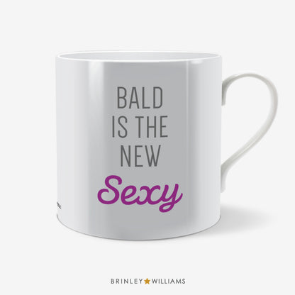 Bald is the New Sexy Fun Mug - Purple