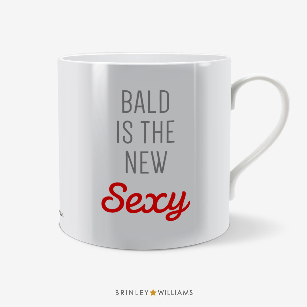 Bald is the New Sexy Fun Mug - Red