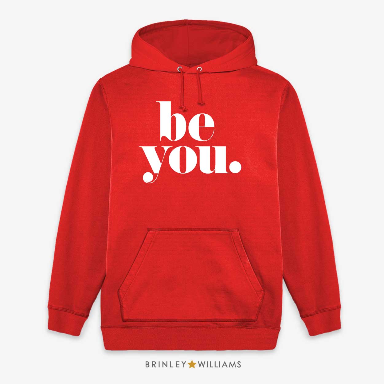 Be You Unisex Hoodie - Fire Red