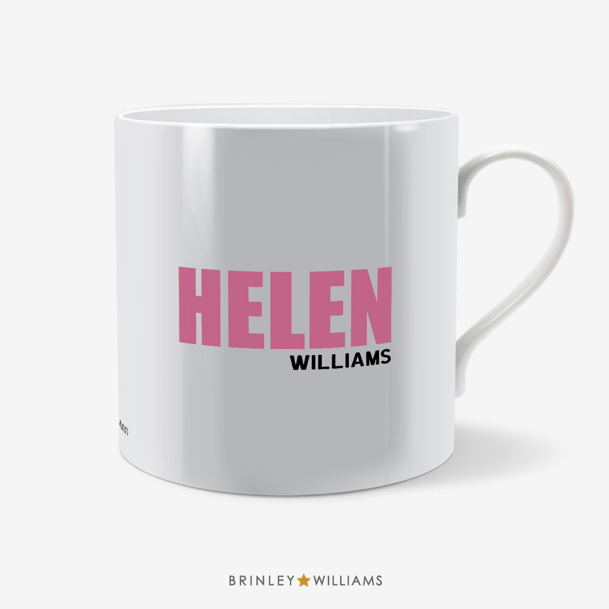 Big and Bold Name Personalised Mug - Pink