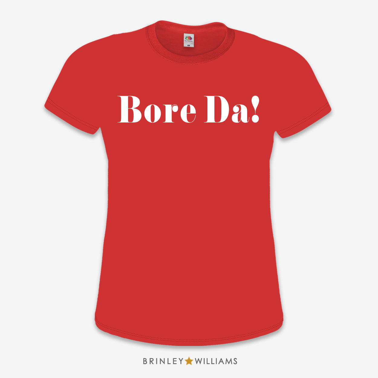 Bore Da Slim Fit T-shirt - Fire Red