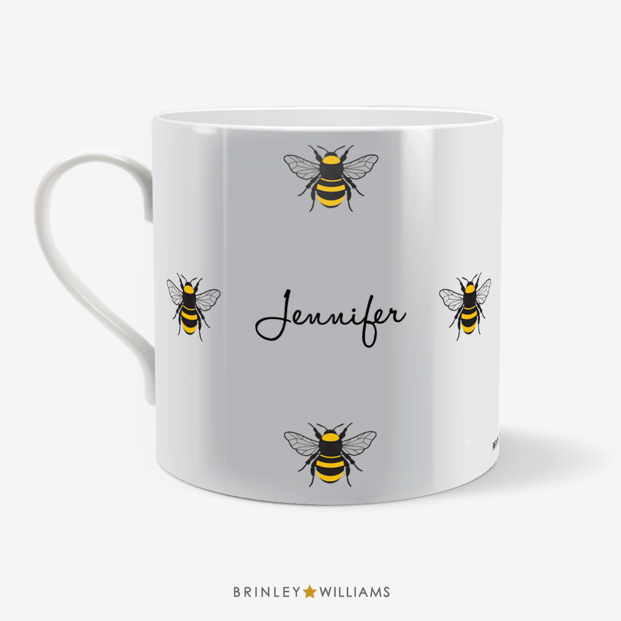 Busy Bees Mug - Personalised - back