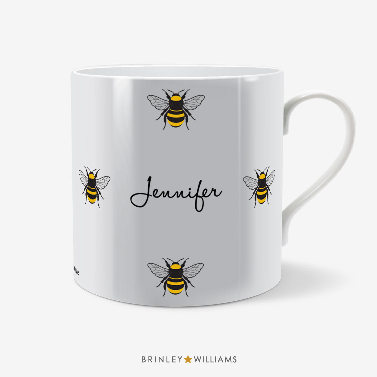 Busy Bees Mug - Personalised - front