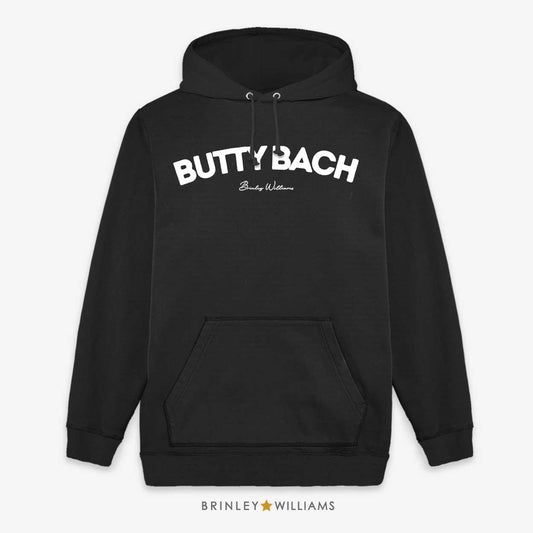Butty Bach Unisex Welsh Hoodie - Black