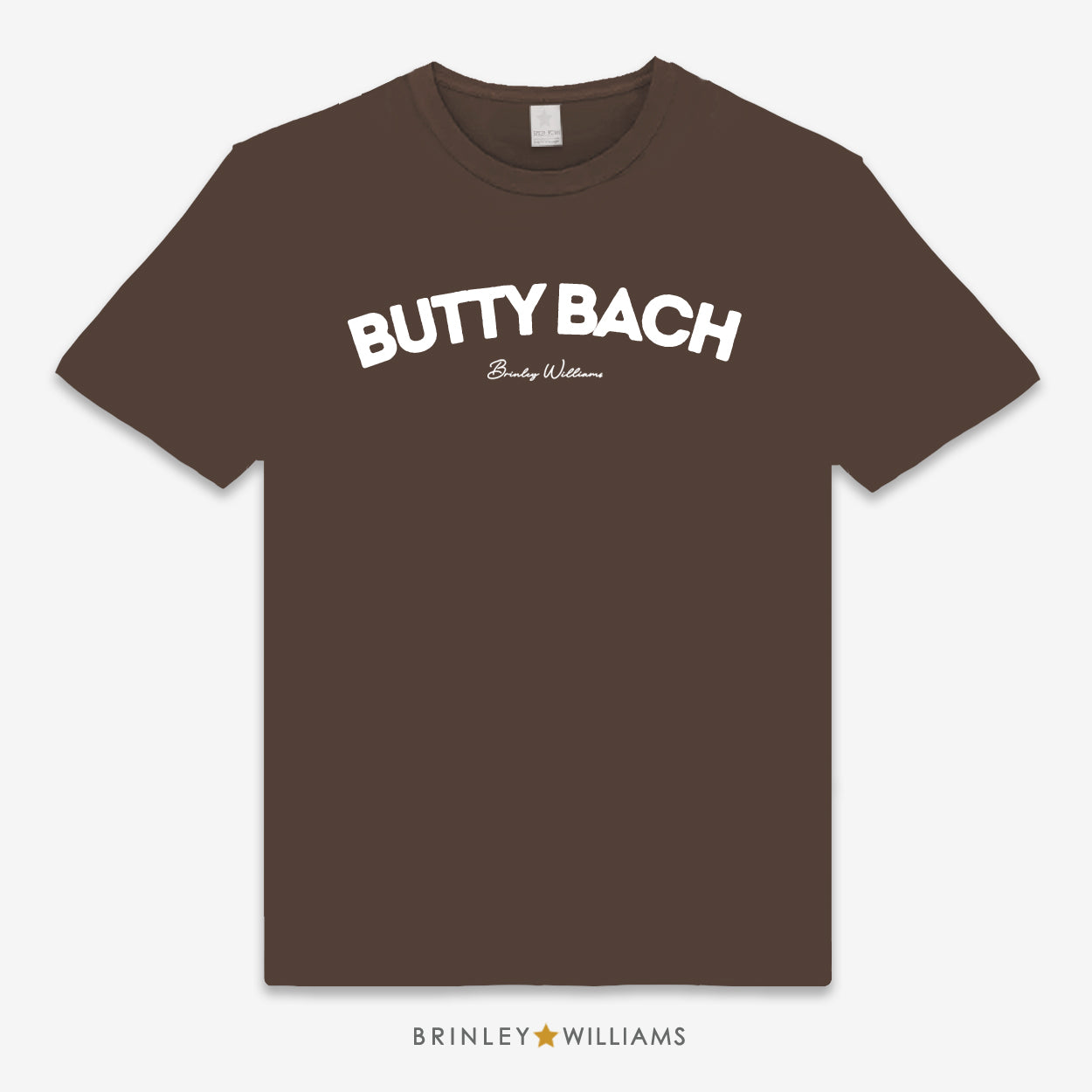 Butty Bach Unisex Classic Welsh T-shirt - Brown
