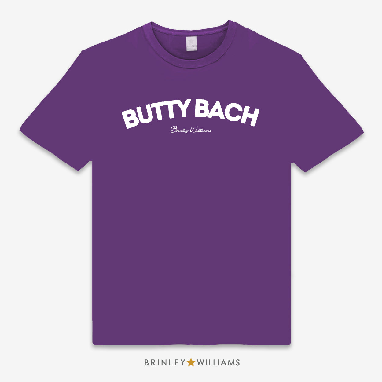 Butty Bach Unisex Classic Welsh T-shirt - Purple