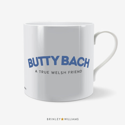 Butty Bach Welsh Mug - Blue