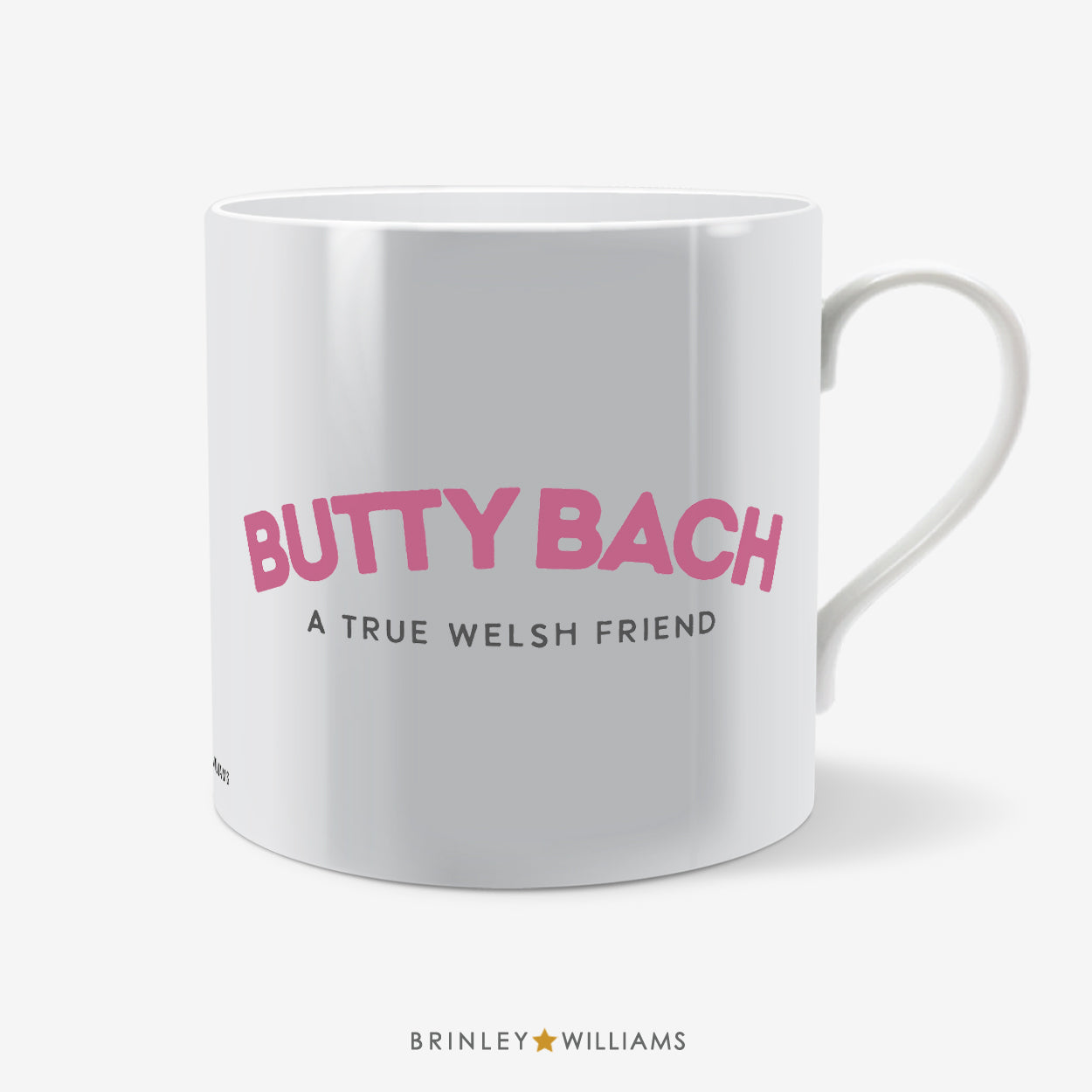 Butty Bach Welsh Mug - Pink