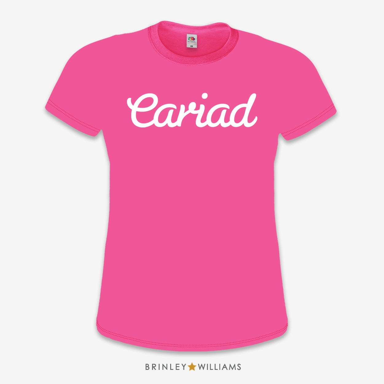 Cariad Slim Fit T-shirt - Fuchsia