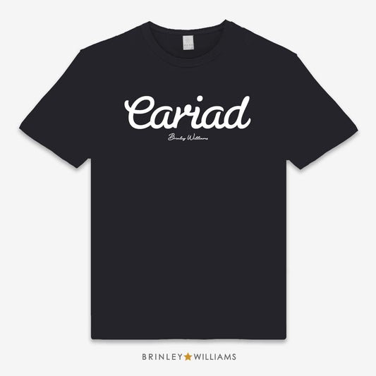 Cariad Unisex Classic Welsh T-shirt - Black
