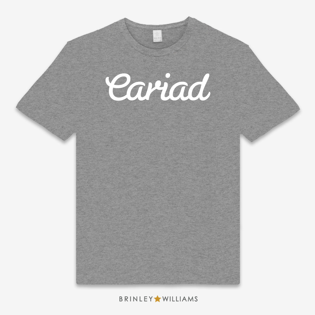 Cariad Unisex Classic Welsh T-shirt - Dark Heather