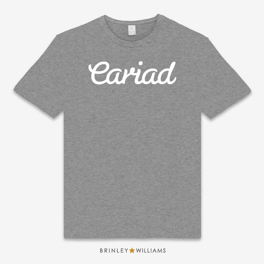 Cariad Unisex Classic Welsh T-shirt - Dark Heather