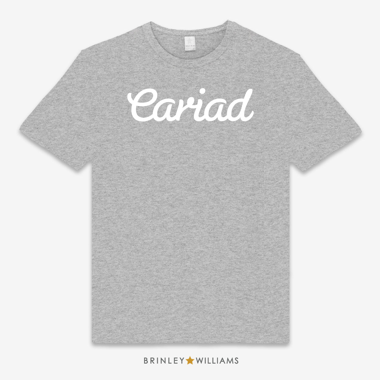 Cariad Unisex Classic Welsh T-shirt - Heather Grey