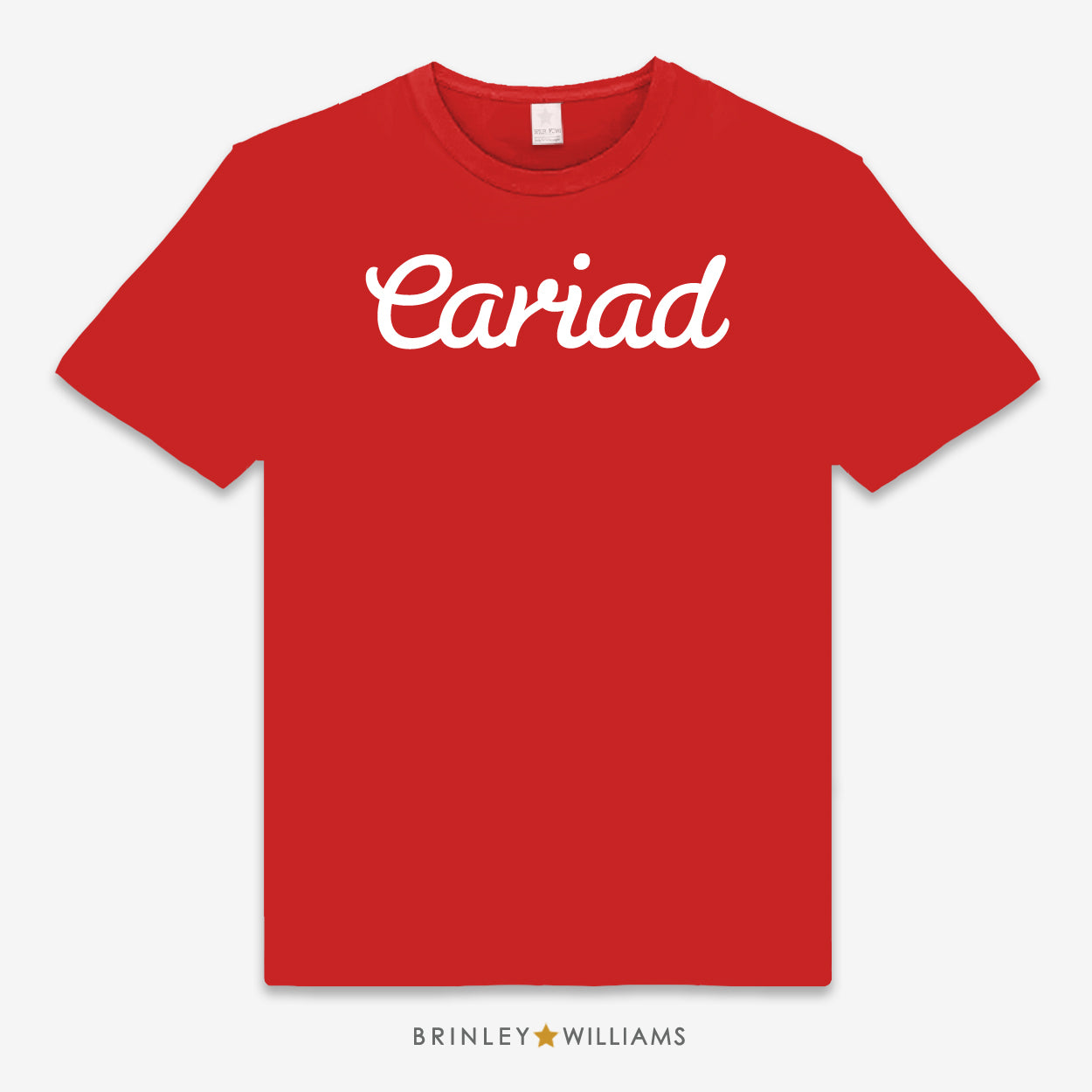 Cariad Unisex Classic Welsh T-shirt - Red