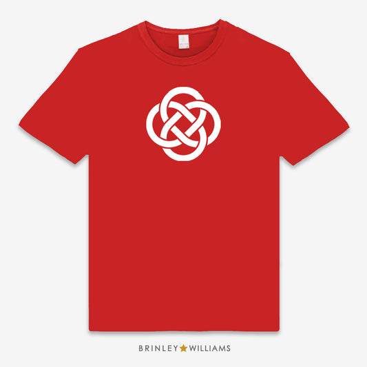 Celtic Circle Unisex Kids T-shirt - Fire Red