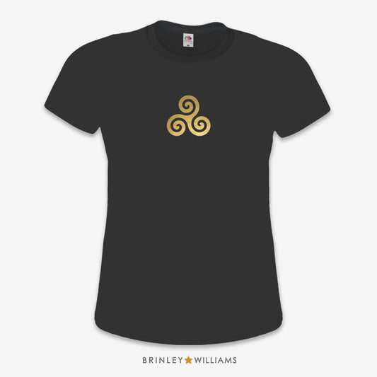 Celtic Triskele Slim Fit T-shirt - Black