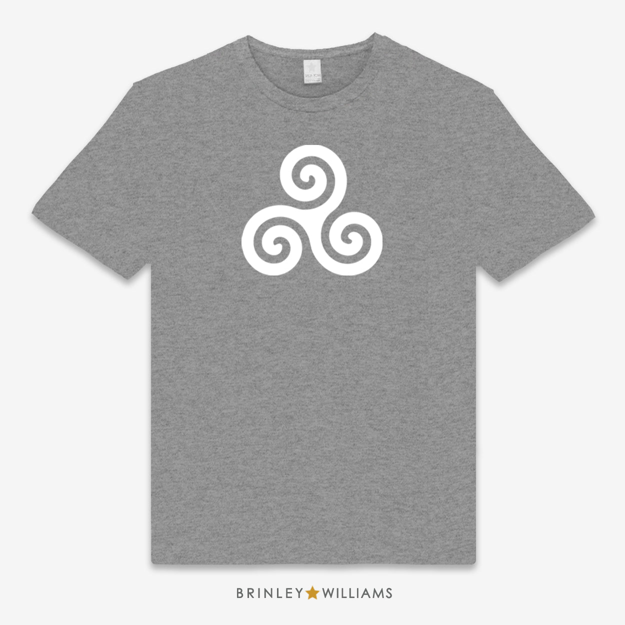 Celtic Triskele Unisex Classic Welsh T-shirt - Dark Heather