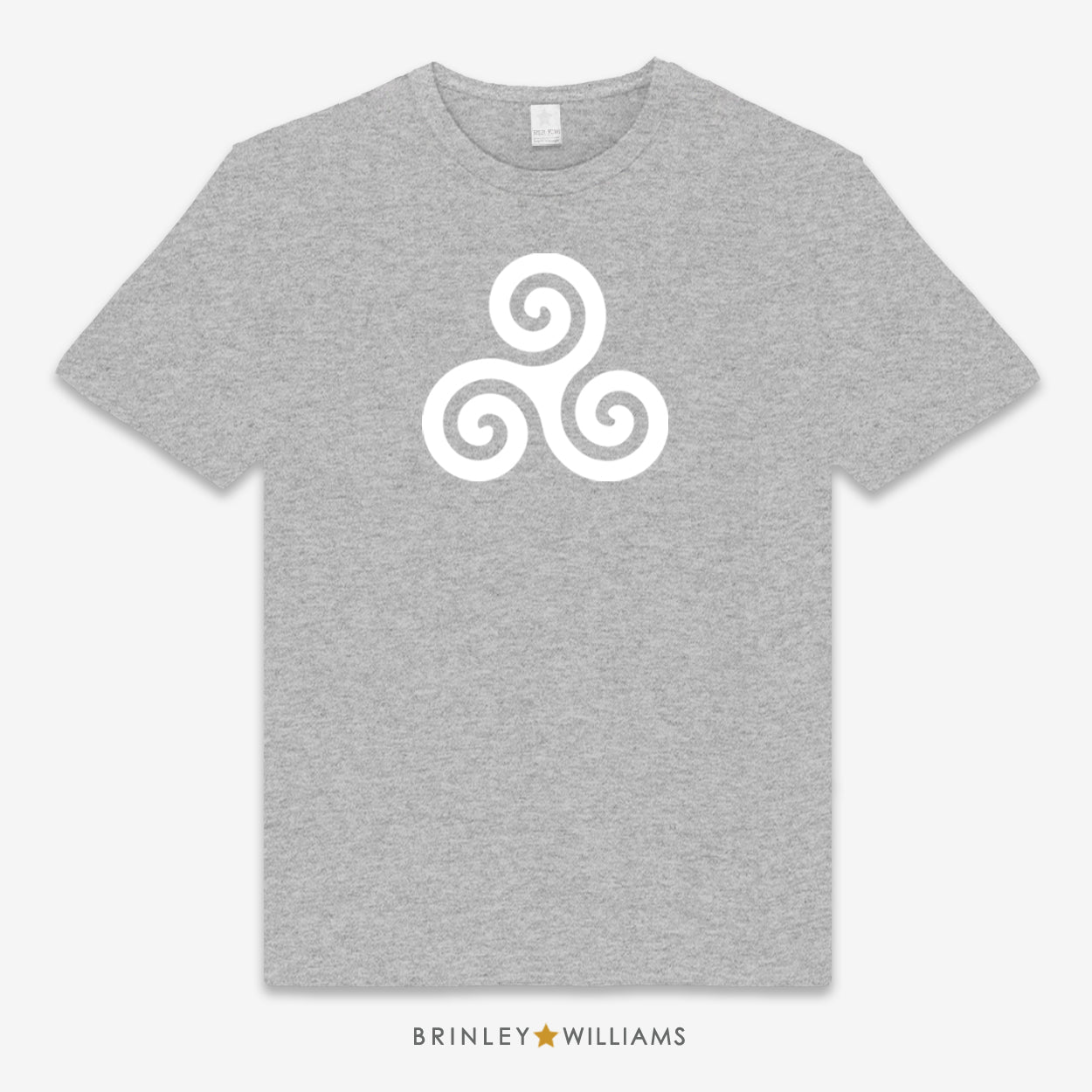 Celtic Triskele Unisex Classic Welsh T-shirt - Heather Grey