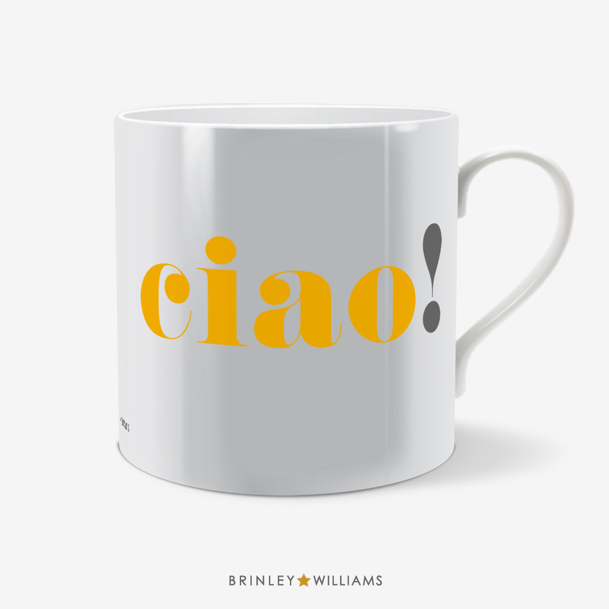 Ciao Fun Mug - Yellow
