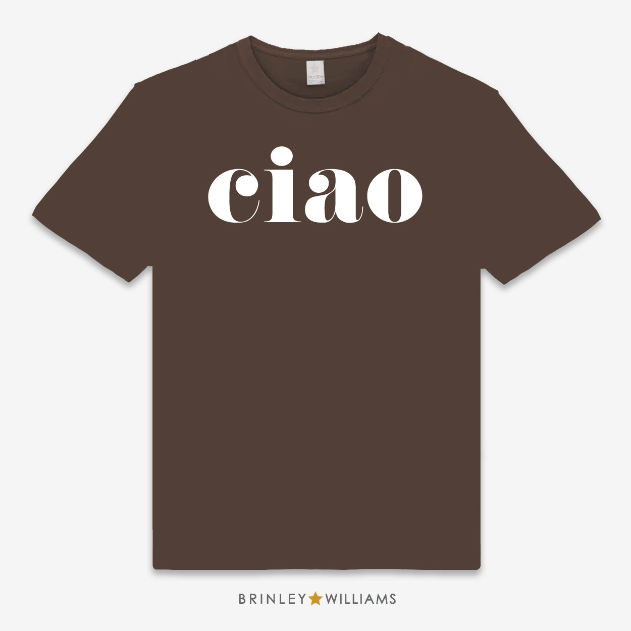 Ciao Unisex Classic T-shirt - Chocolate Brown