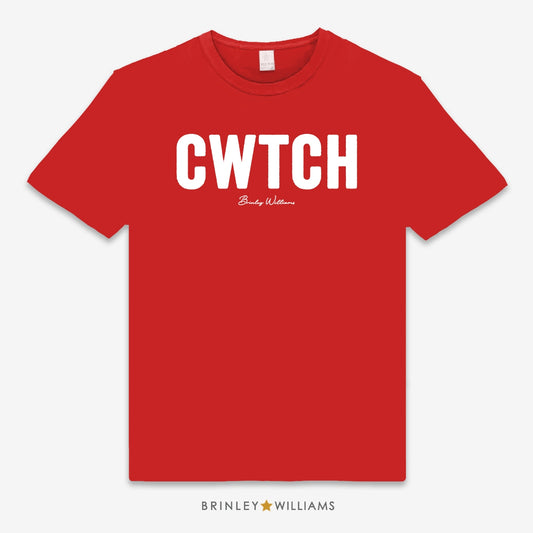 Big Cwtch Unisex Kids T-shirt - Fire red