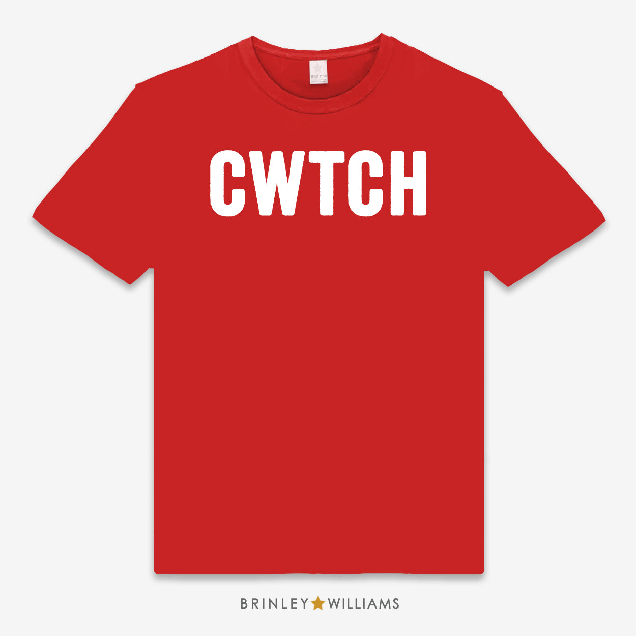 Big Cwtch Unisex Kids T-shirt - Fire red