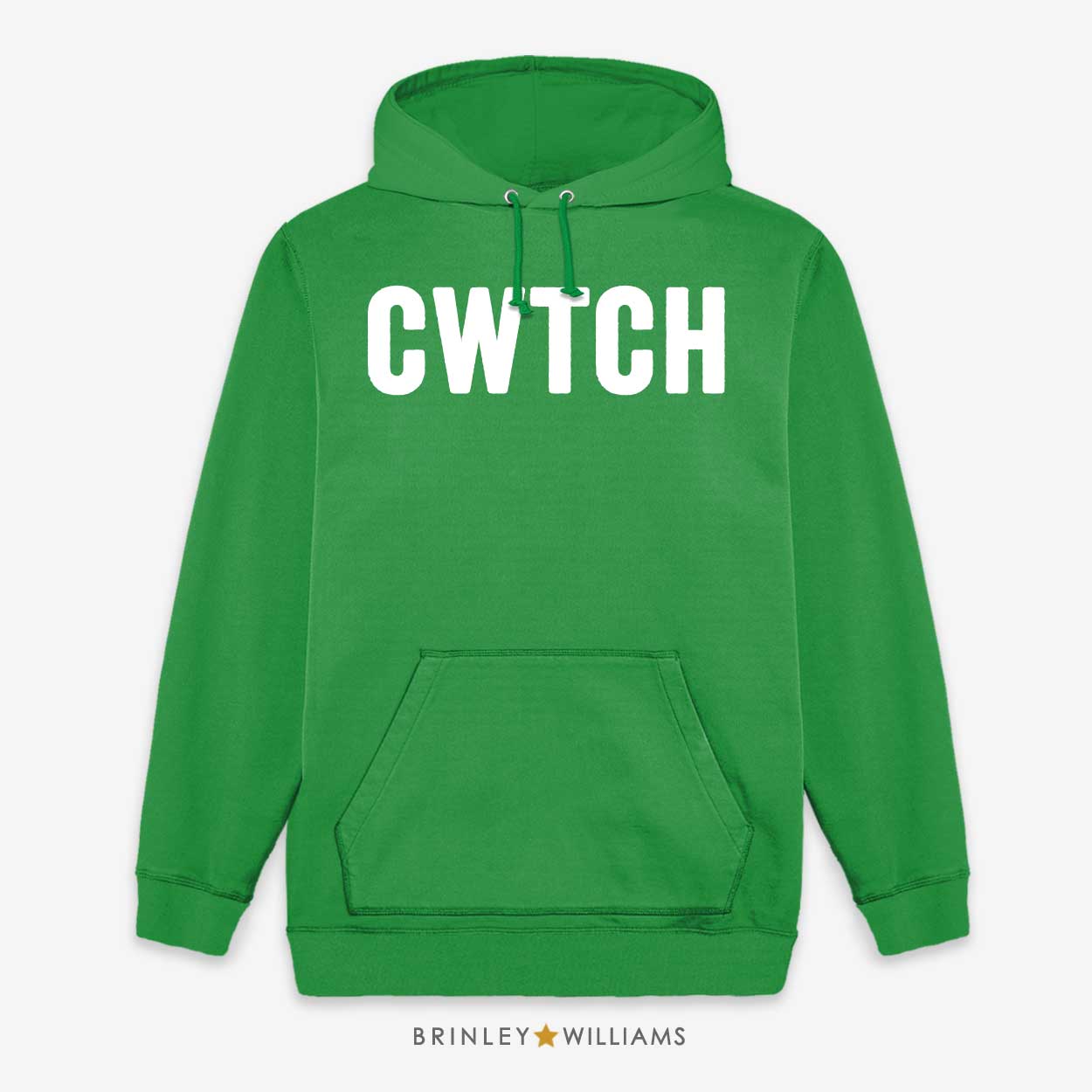 Big Cwtch Unisex Welsh Hoodie - Kelly Green