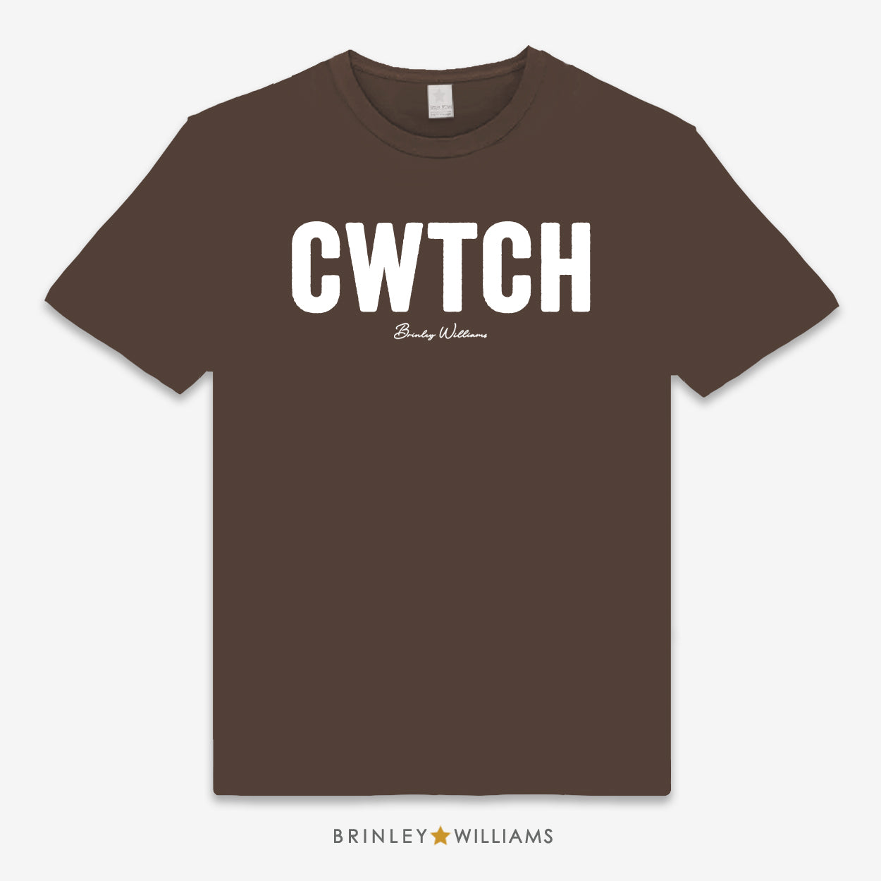 Big Cwtch Unisex Classic Welsh T-shirt - Brown