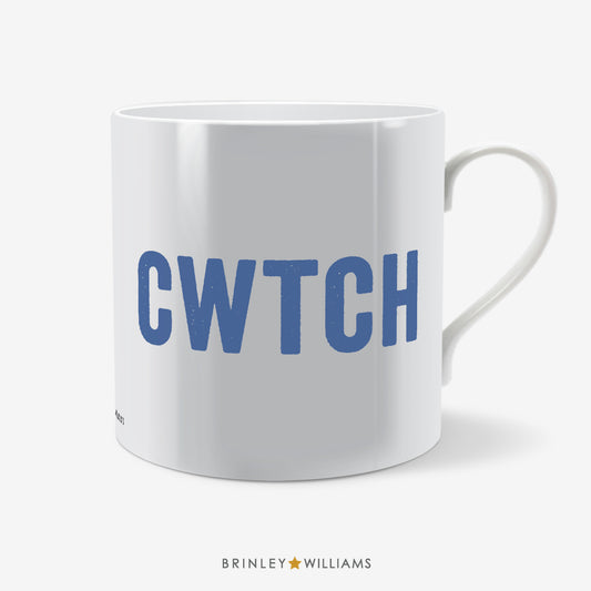 Cwtch Welsh Mug - Blue