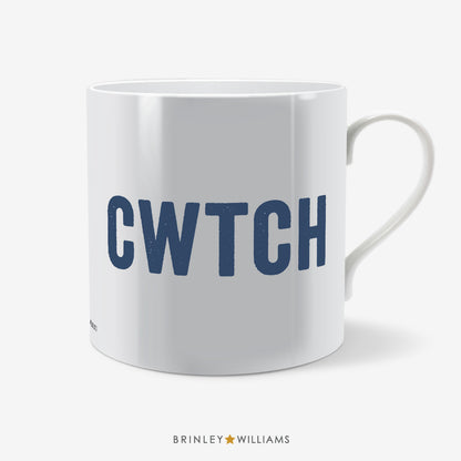 Cwtch Welsh Mug - Navy
