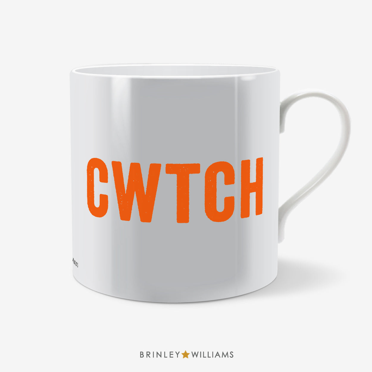 Cwtch Welsh Mug - Orange