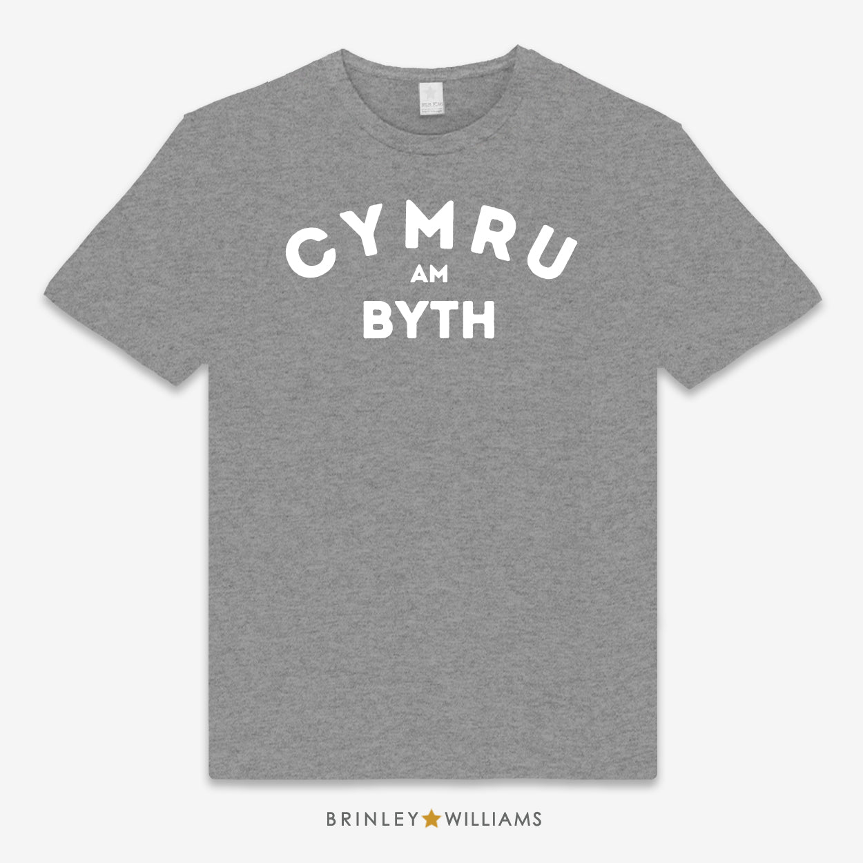 Cymru am Byth Unisex Classic Welsh T-shirt - Dark Heather