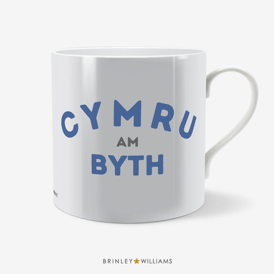 Cymru am Byth Welsh Mug - Blue