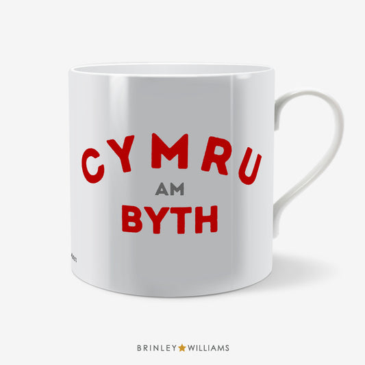 Cymru am Byth Welsh Mug - Red