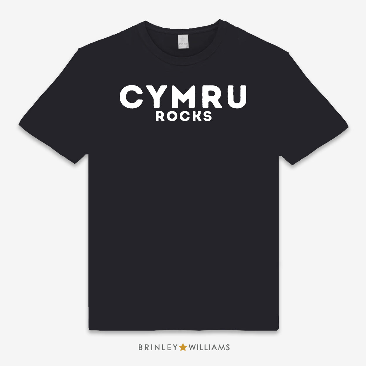 Cymru Rocks Unisex Classic Welsh T-shirt - Black