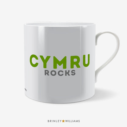 Cymru Rocks Welsh Mug - Green