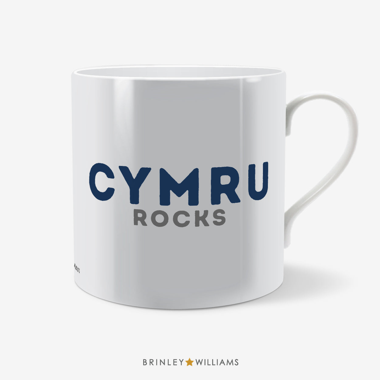 Cymru Rocks Welsh Mug - Navy
